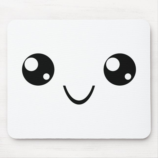 Smile Face Mouse Pad (Front)