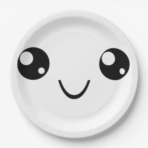 Smile Face Paper Plates