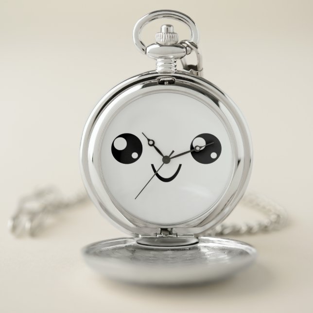 Smile Face Pocket Watch (Inside)