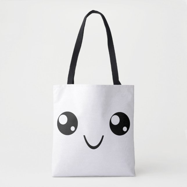 Smile Face Tote Bag (Front)