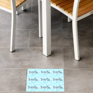 Smile  floor decals