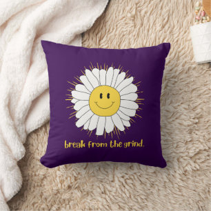 Smile Flower 3  Pillow