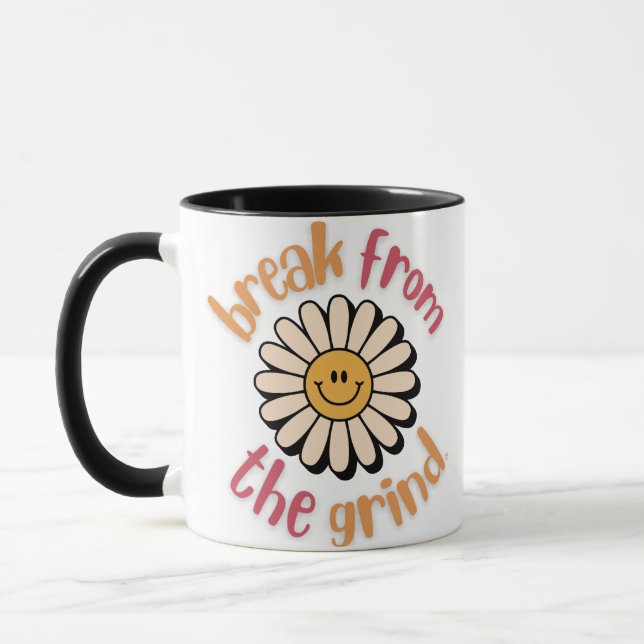 Smile Flower Coffee Mug (Left)