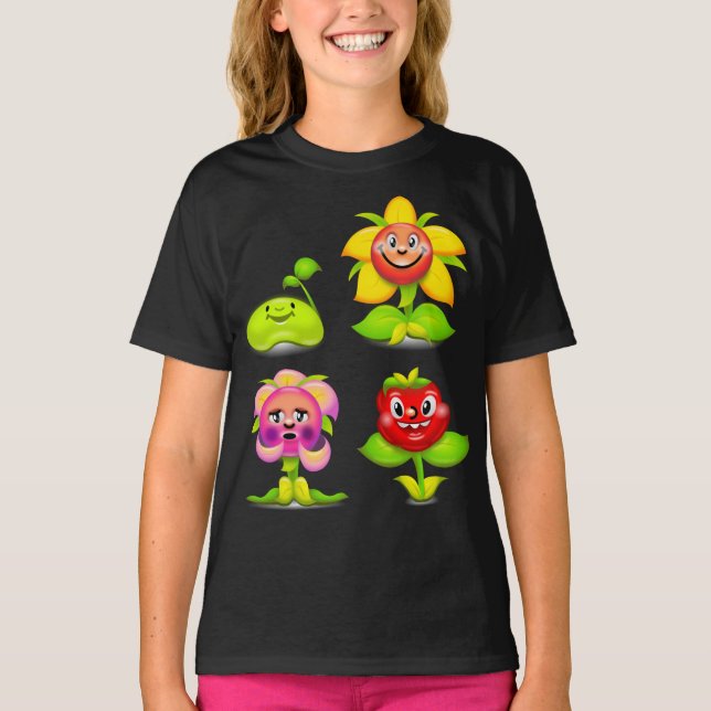 Smile Flower T-Shirt (Front)