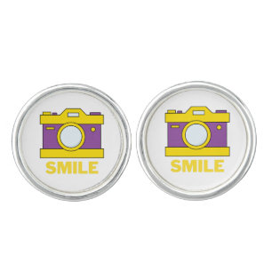 smile for free photo cufflinks