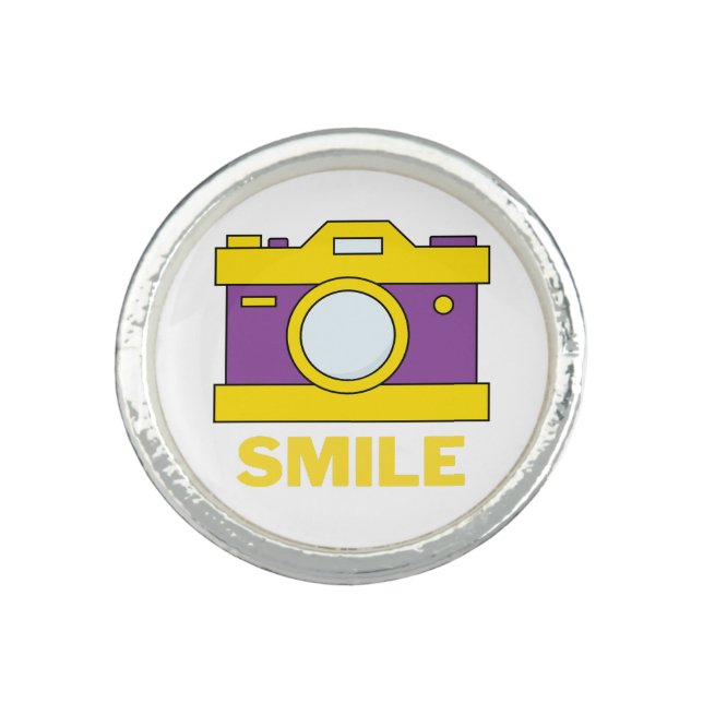 smile for free photo ring (Front)