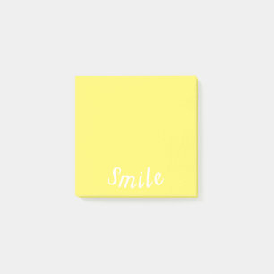 Smile Fun Sunshine Yellow Post-it Notes