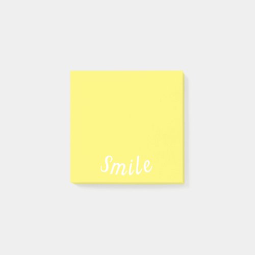 Smile Fun Sunshine Yellow Post_it Notes