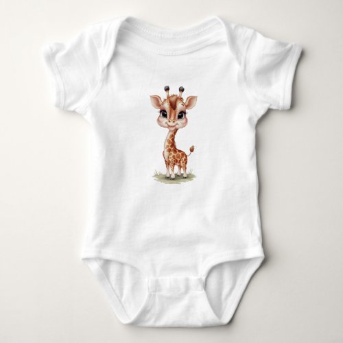 Smile Giraffe Baby Bodysuit