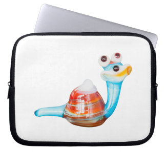 SMILE GLASS SNAIL LAPTOP SLEEVE