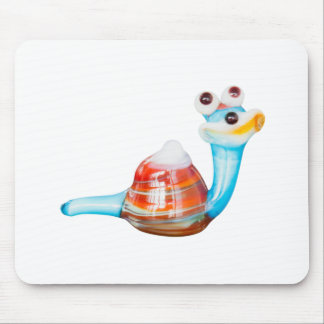 SMILE GLASS SNAIL MOUSE PAD