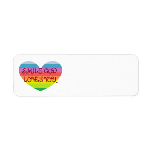SMILE GOD LOVES YOU Label