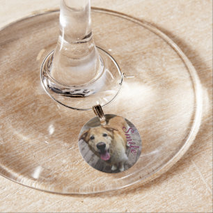 Smile - Golden Wine Charm