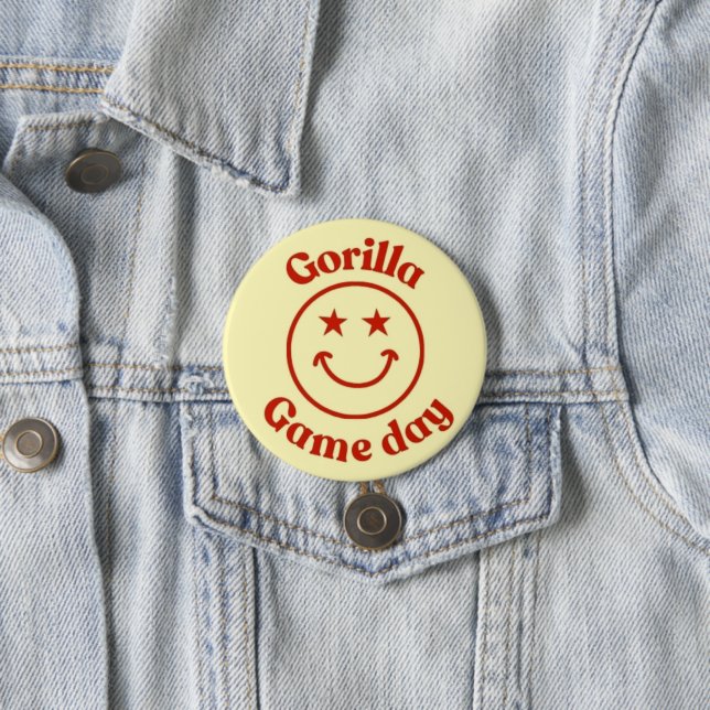 Smile Gorilla Game Day Button (In Situ)