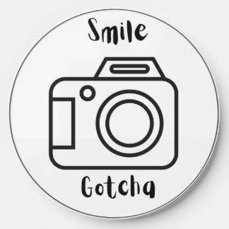 Smile Gotcha on a Wireless Charger
