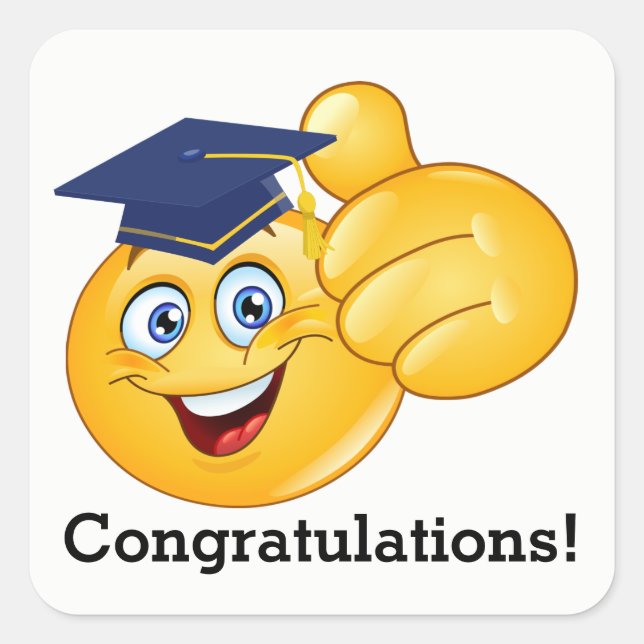 Smile Graduation Sticker (Front)