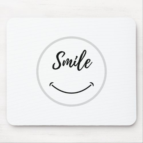 Smile Graphic Cute Tee Funny Shirts Mouse Pad