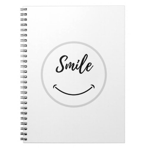 Smile Graphic Cute Tee Funny Shirts Notebook