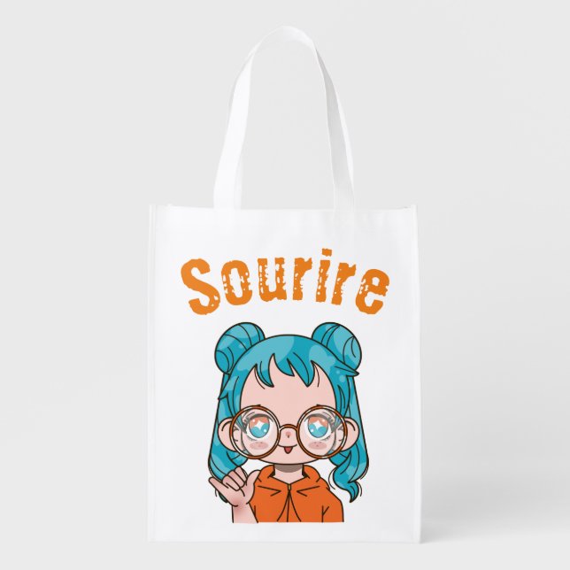 Smile  grocery bag (Front)