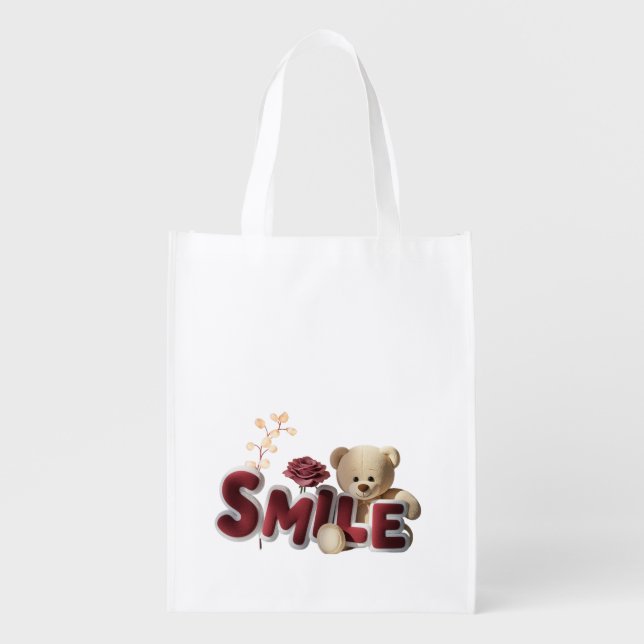 Smile Grocery Bag (Front)
