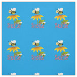Smile Happy Bee Fabric
