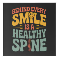 Smile Healthy Spine Chiropractor Quote Design