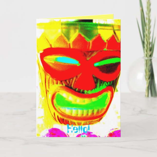 Smile, Hello! Card (Front)