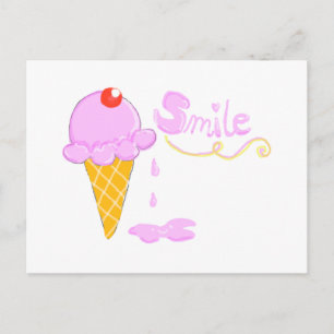 Smile Ice Cream Postcard