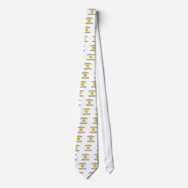 Smile If You Love a Carpenter Neck Tie (Front)