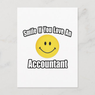 Smile If You Love an Accountant Postcard
