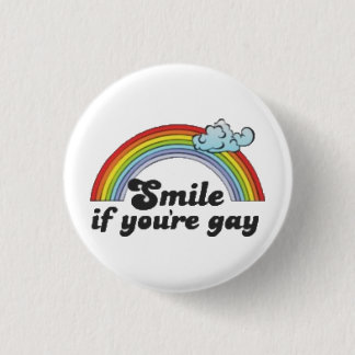 Smile if you're Gay Pinback Button