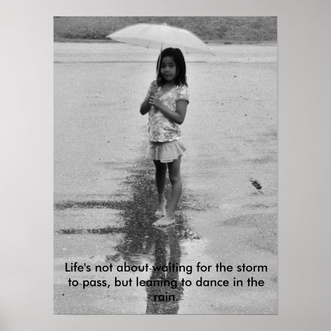 Smile in the rain poster (Front)