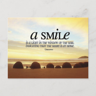 Smile Inspirational Postcard