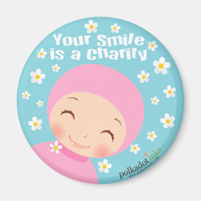 Smile is A Charity Magnet (Front)