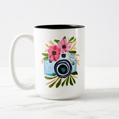 Smile its a brand new day Two_Tone coffee mug