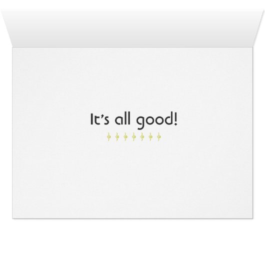 Smile- It's all Good (Inside Horizontal (Bottom))