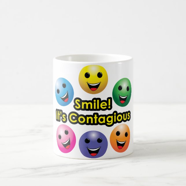 Smile! It's Contagious Coffee Mug (Center)