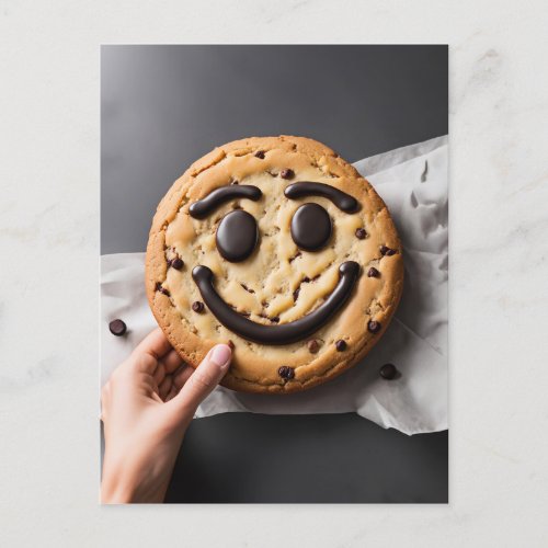 Smile Its Cookie Time Postcard