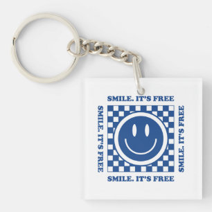 Smile It's Free Keychain