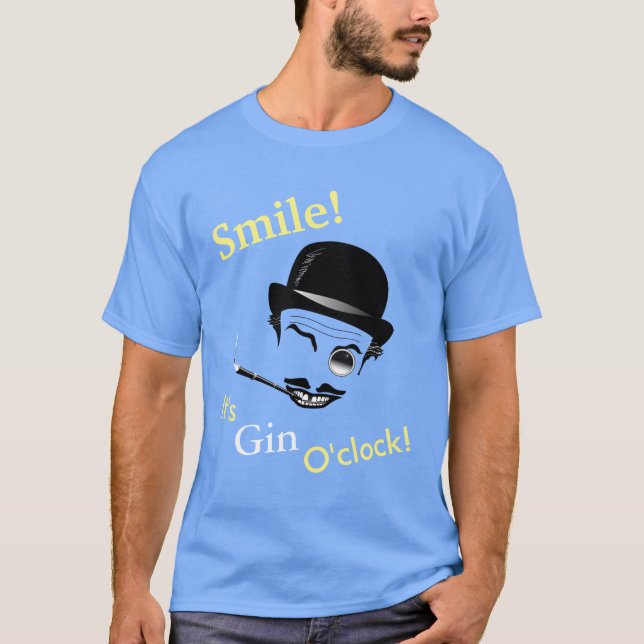Smile! It's Gin o'clock! T-Shirt (Front)