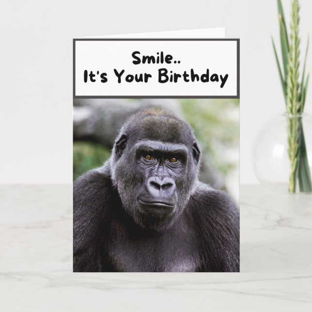 Smile.. It's Your Birthday Card (Front)