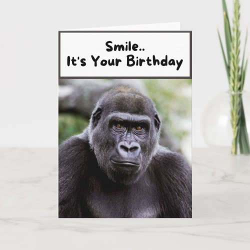 Smile Its Your Birthday Card