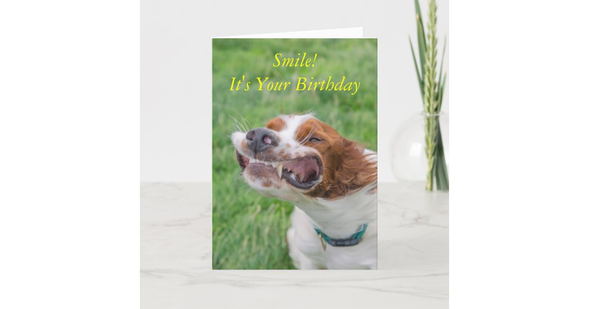 Smile It's Your Birthday Card | Zazzle