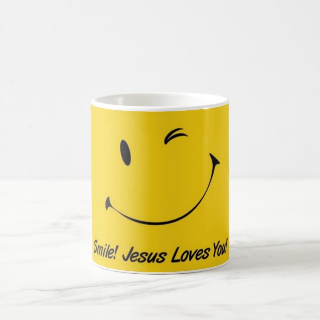 Smile Jesus Loves You Mug (Center)