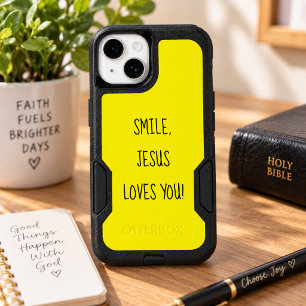 Smile, Jesus Loves You Yellow Happy Sunshine OtterBox iPhone 14 Case
