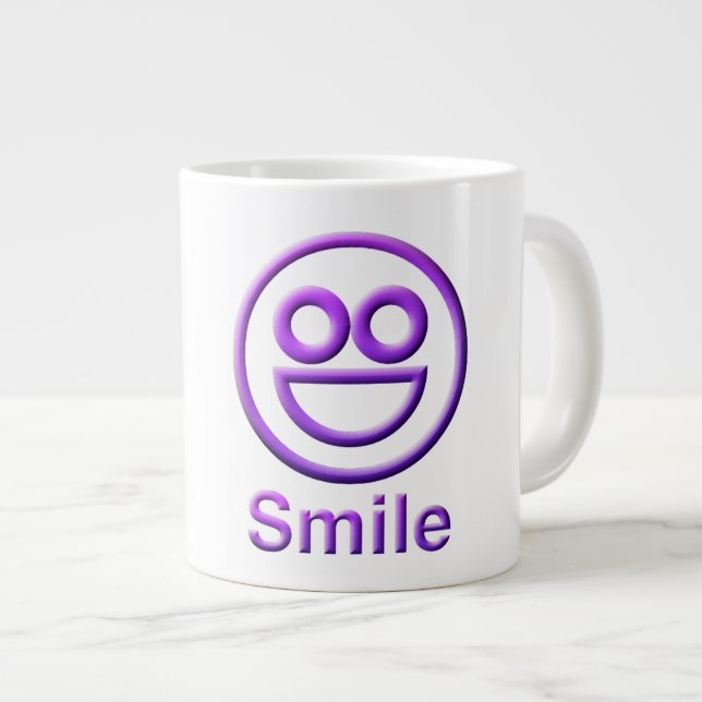 Smile Jumbo Gift  Mug (Front Right)