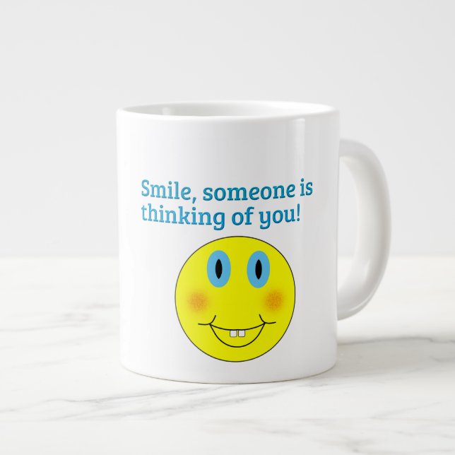 Smile  - Jumbo Mug (Front Right)