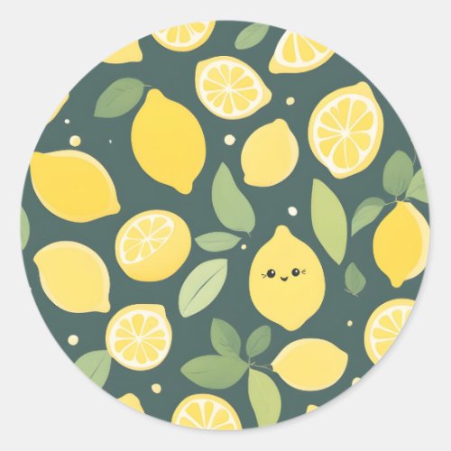 Smile Lemon Sticker