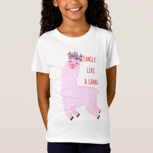 Smile like a llama T-Shirt (Front)