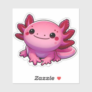 Smile Like an Axolotl Sticker